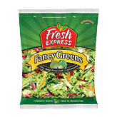 Fresh Express Fancy Greens romaine lettuce, green tango, radicchio, carrots blend Full-Size Picture